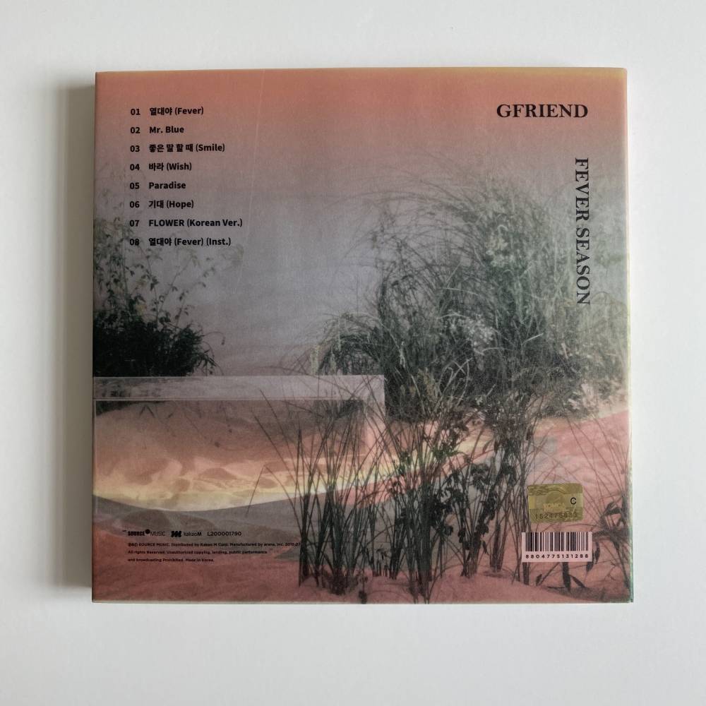 GFRIEND EUNHA SIGNED 7TH MINI ALBUM 'FEVER SEASON' - YEOL VERSION